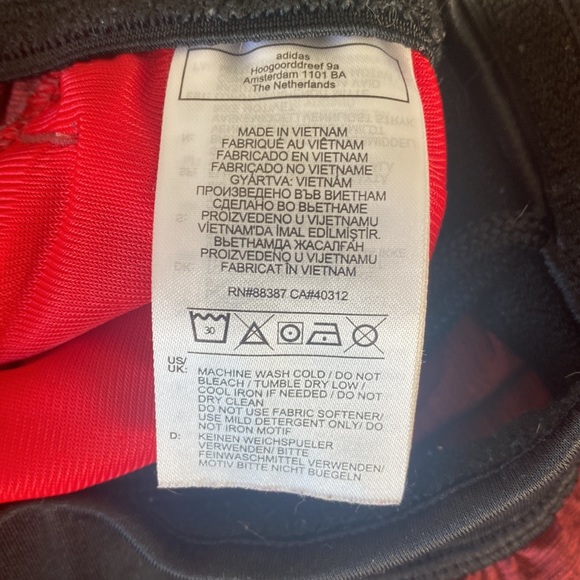 Adidas Red Shorts - Picture 8 of 9
